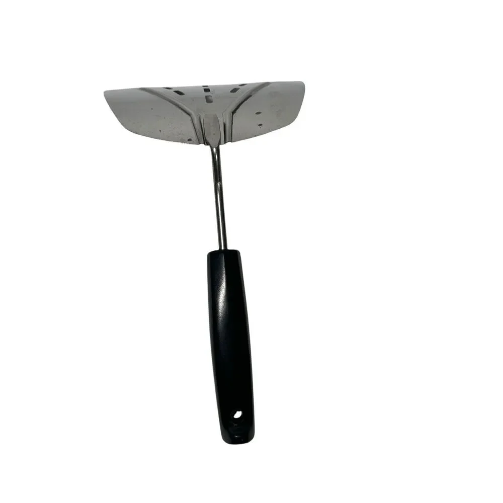 Vintage Foley Wide Spatula MPLS Stainless Steel Slotted Curved Flipper Flipper